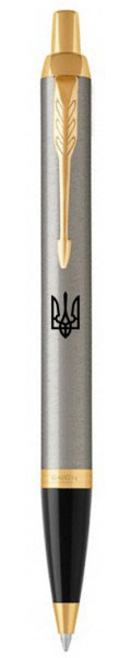 

Ручка шариковая Parker IM 17 Brushed Metal GT BP Паркер Трезубец 22 232_TR