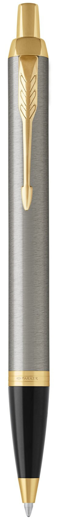 

Шариковая ручка Parker IM 17 Brushed Metal GT BP Паркер 22 232