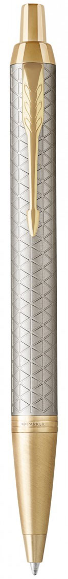 

Шариковая ручка Parker IM 17 Premium Warm Silver GT BP Паркер 24 132