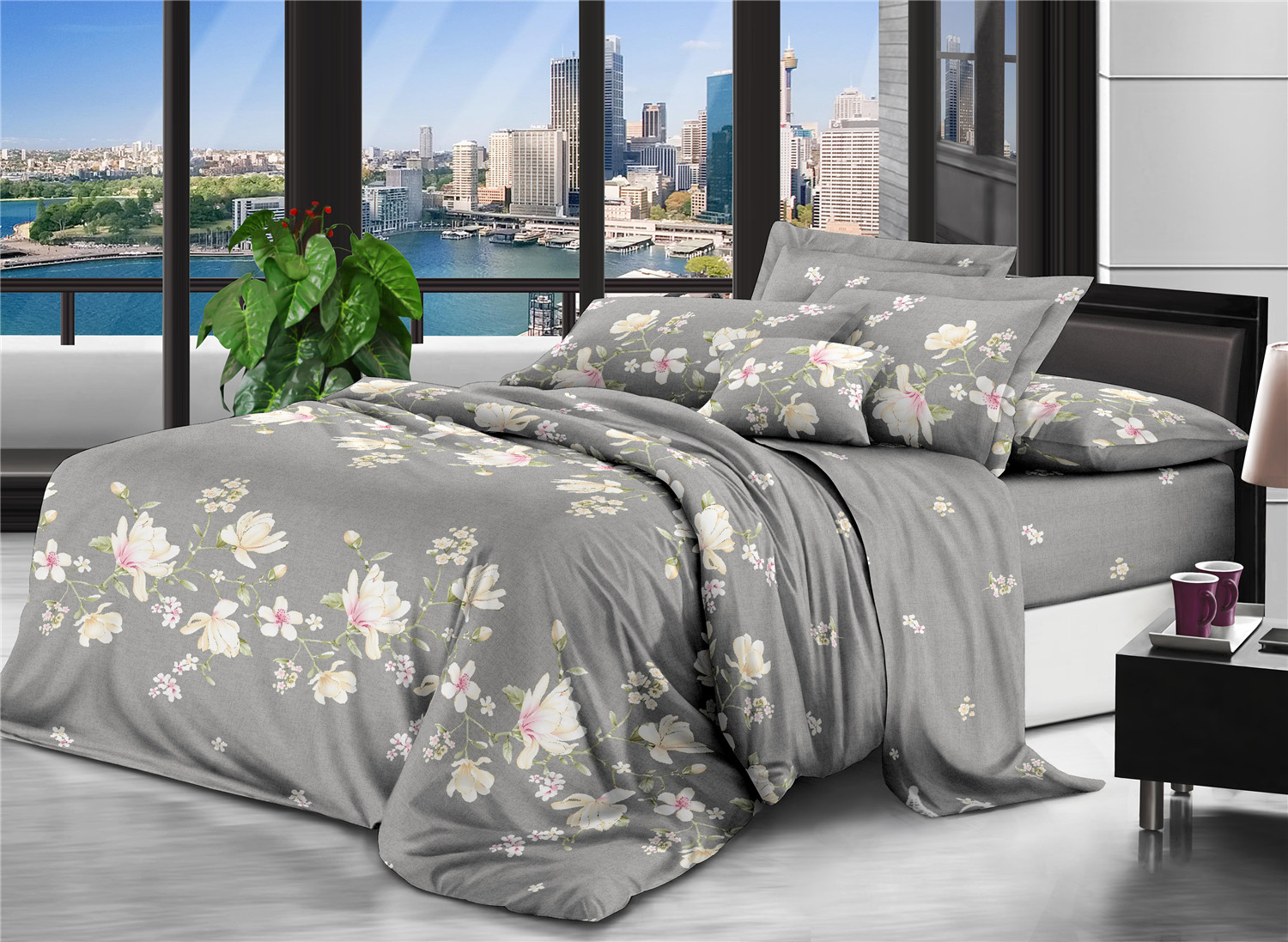 

Комплект постельного белья Modern Микросатин 15-0225 Conakry 160х220х2