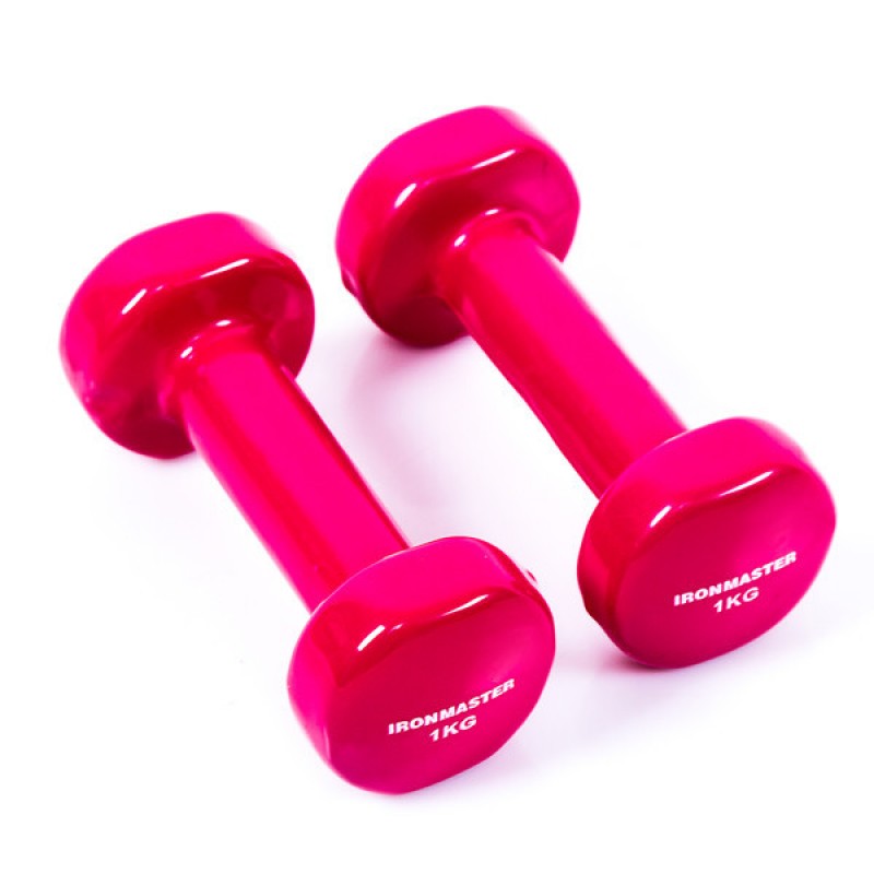 

Гантели неопреновые IronMaster 2х1 кг, код: IR92024-21-WS