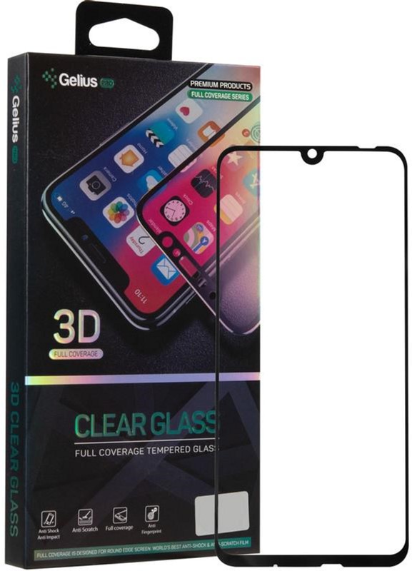 

Защитное стекло Gelius Pro для Huawei P Smart (2019) Black