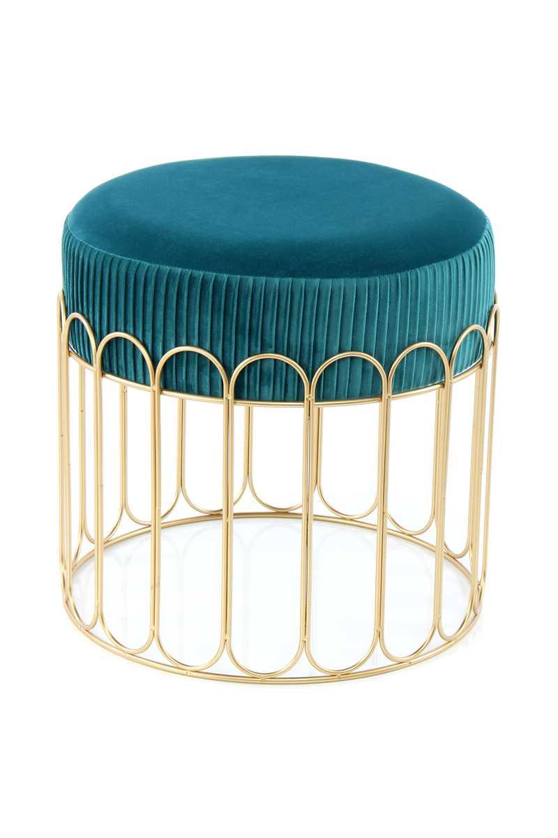 

Табурет Kayoom Drum T425 Turquoise/Gold