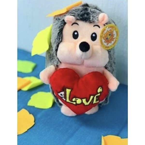 

Мягкая плюшевая игрушка ёжик с сердцем A-Toys Lid в подарочной упаковке