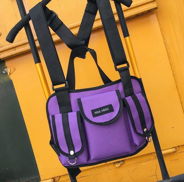 

Нагрудная Поясная Сумка Бронежилет Разгрузка City-A Hgul+Bag Big Size Фиолетовая