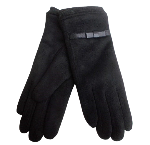 

Перчатки замшевые на меху Anjela А2 7,5 черные