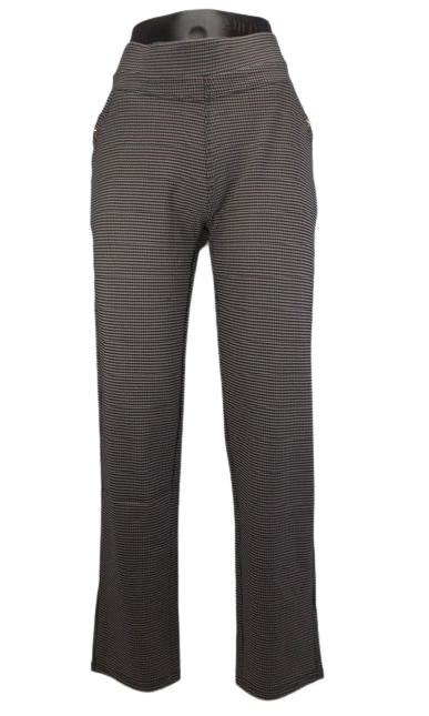 

Брюки с карманами Kko 8887 4XL-5XL черные с белым