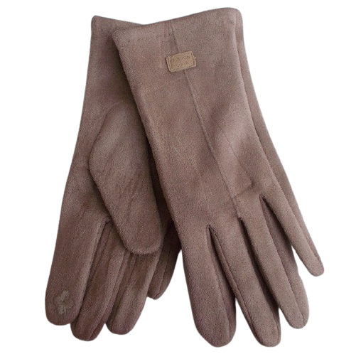 

Перчатки замш сенсорные Fashion Gloves А11 капучино