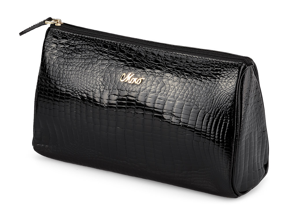 

Женская косметичка из натуральной кожи Moro&Jenny 59016 A Black чёрная