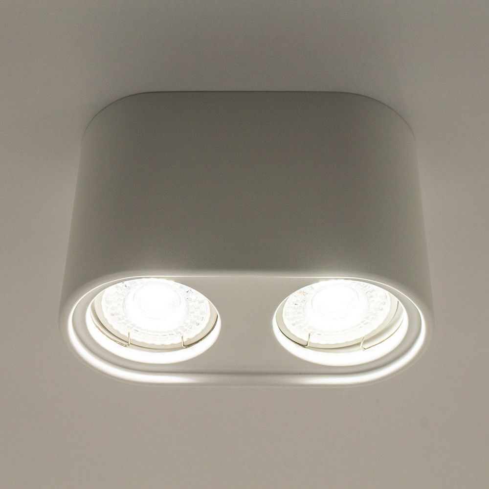 

Накладной точечный светильник LUMINARIA GYPSUM LINE Bristol R1803-2 WH (Белый)