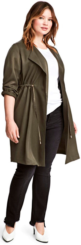 

Плащ H&M 2hm011100089  Хаки, Плащ H&M 2hm011100089 46 Хаки