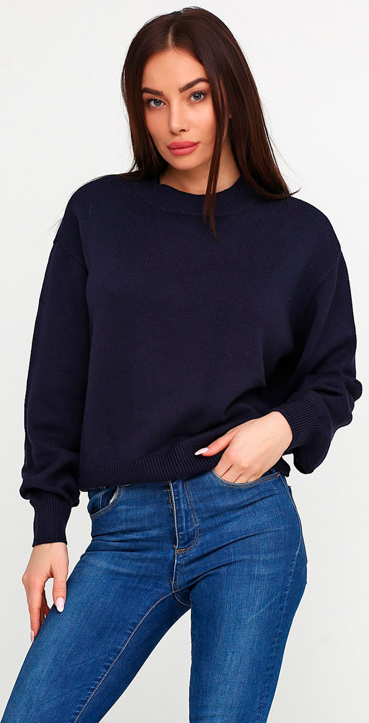 

Джемпер H&M 2hm033000191 S Темно-синий
