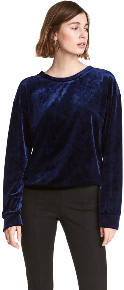 

Свитшот H&M 2hm033000234 XL Темно-синий