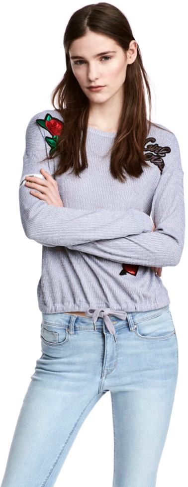 

Джемпер H&M 2hm033000525 XS Серый