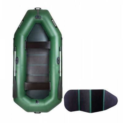 

Надувная лодка Ладья ЛТ-310ВБ трехместная гребная с веслами и сиденьями 3.1 м слань-книжка (lad_ЛТ-310ВБ )