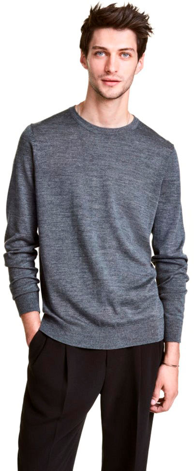 

Джемпер H&M 2hm033000540 XS Темно-серый