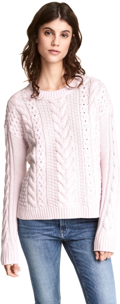 

Джемпер H&M 2hm033000243 XL Светло-розовый