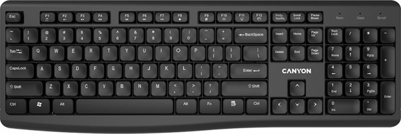 

Клавиатура Canyon CNS-HKBW05-RU Black USB