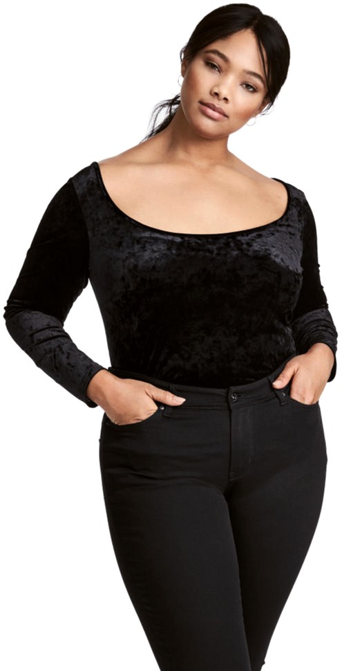 

Лонгслив H&M 2hm033100035 4XL Черный