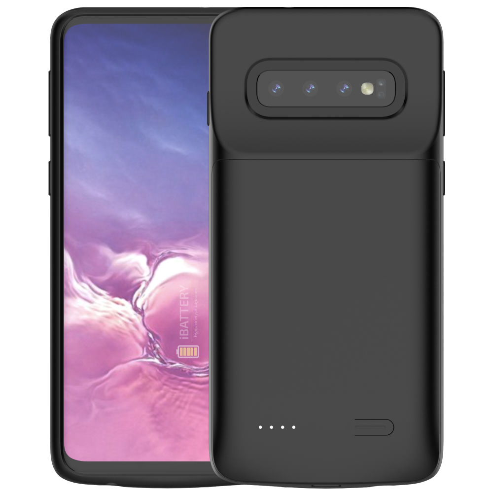 

Чехол зарядка iBattery для Samsung S10 black 4700 mAh