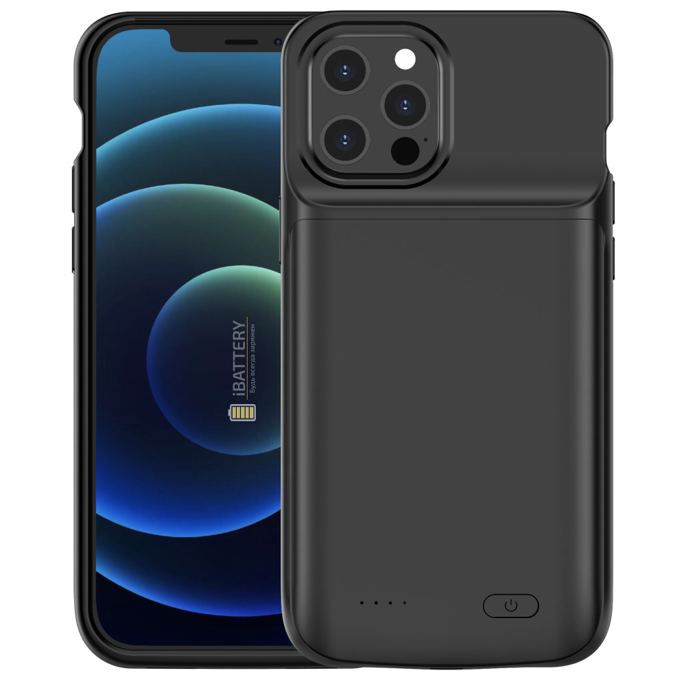

Чехол аккумулятор iBattery для iPhone 12 Pro 4800 mAh black