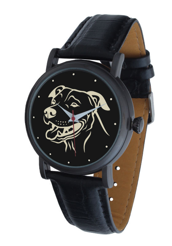 

Наручные часы Питбуль терьер (Men 284 black Pitbull Terrier)