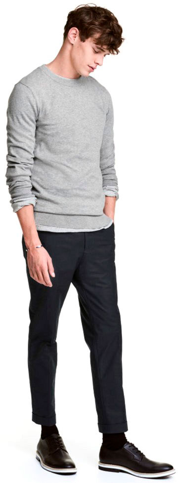 

Брюки H&M 2hm044400346 52 Темно-серые