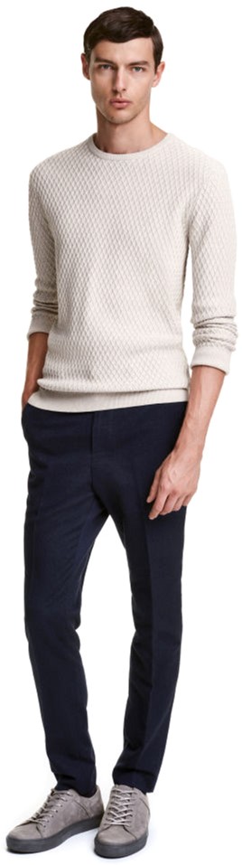 

Брюки H&M 2hm044400620 44 Темно-синие