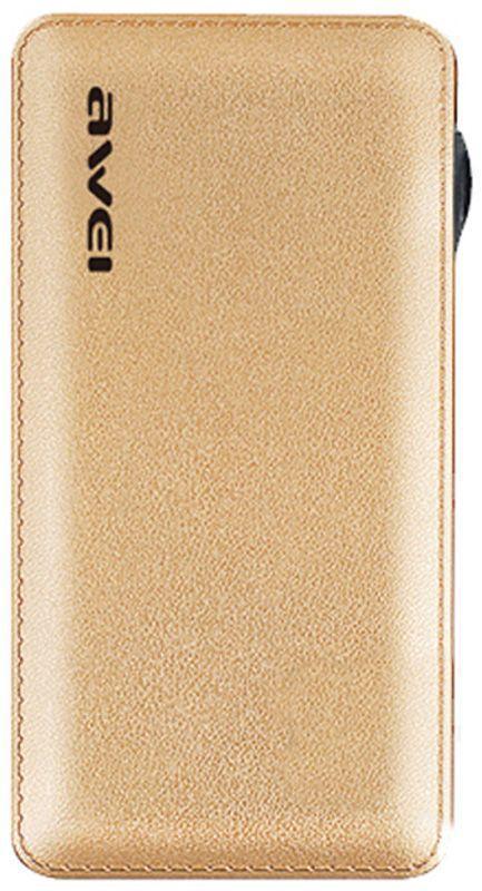 

Портативная батарея Awei P97K 8000mAh Gold #I/S