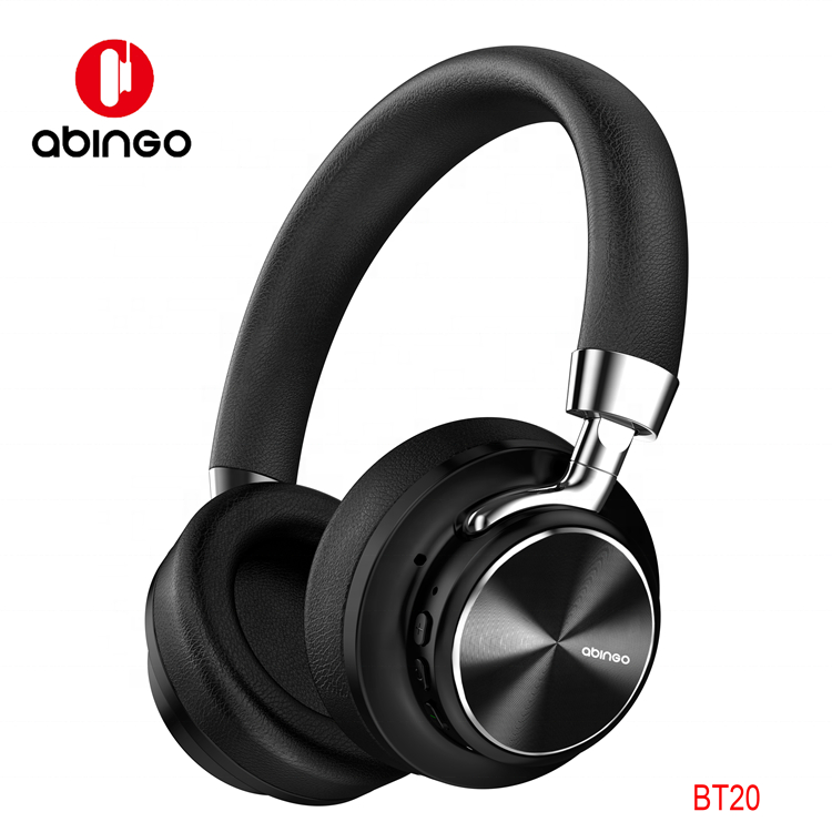 

Наушники Bluetooth V5.0. Abingo BT20, беспроводные большие накладные наушники, гарнитура, черные