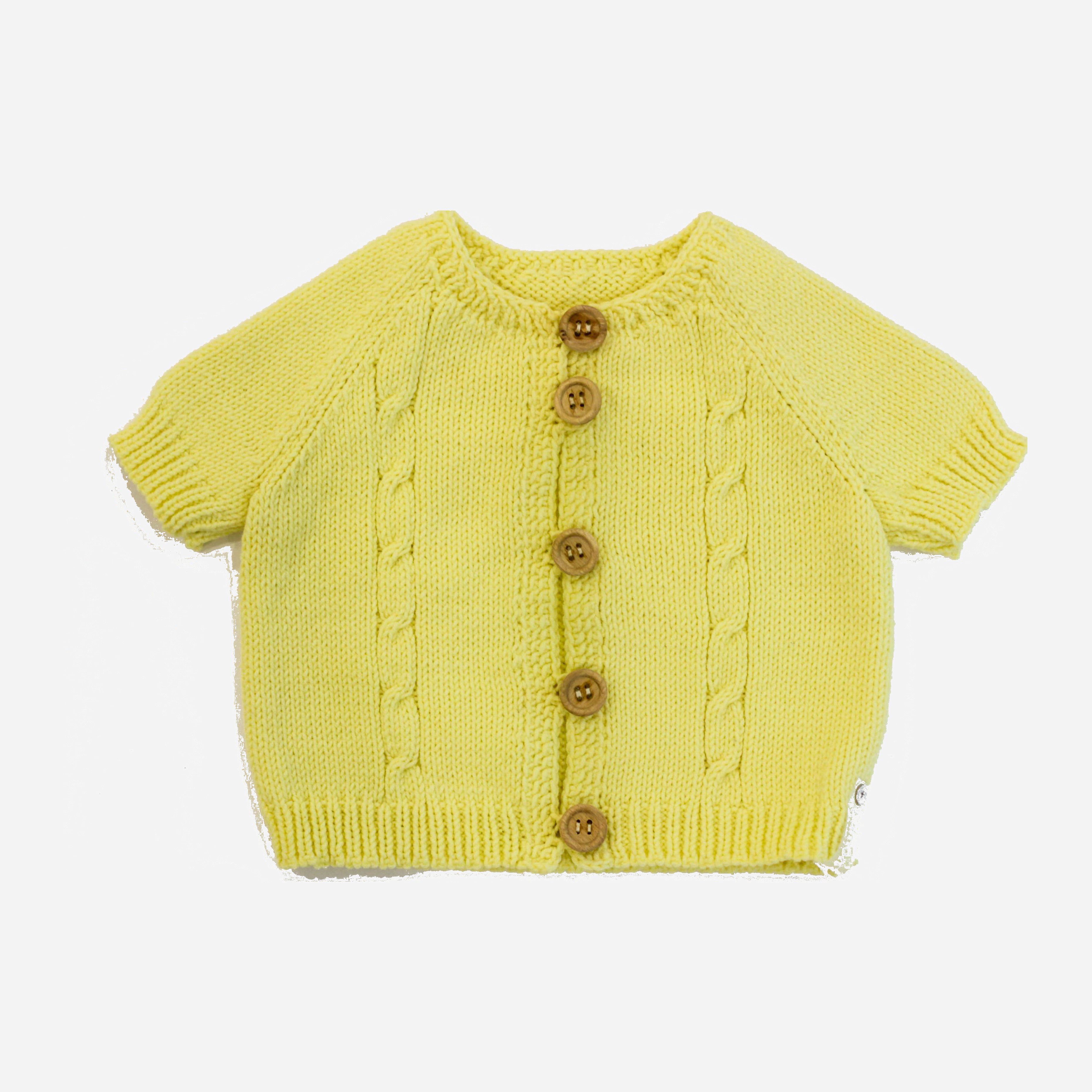 

Кардиган Lamon Yellow Braid 68-74 см Желтый