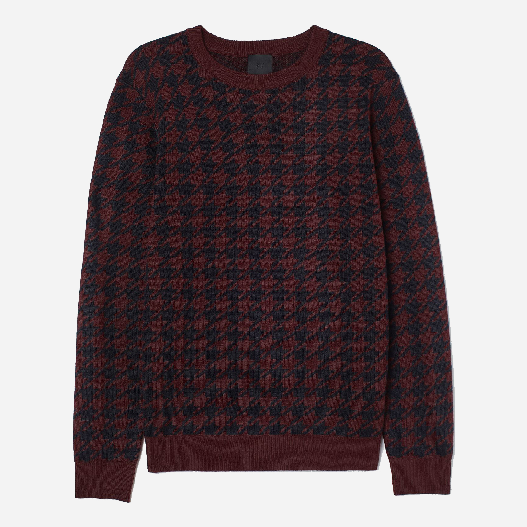 

Джемпер H&M 8109041sm M Бордово-синий узор