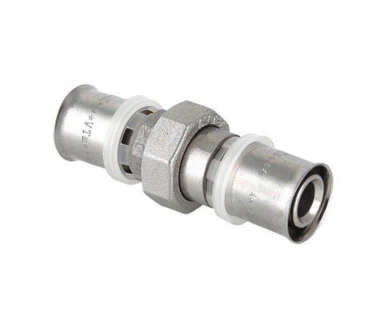 

Муфта (пресс-фитинг) Valtec DN 26x26 разборная соединительная (VTm.263.N.002626)