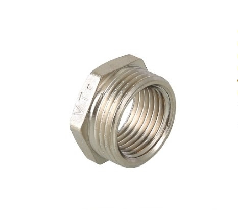 

Футорка резьбовая Valtec DN 2"x1 1/2" латунная никелированная (VTr.581.N.0908)