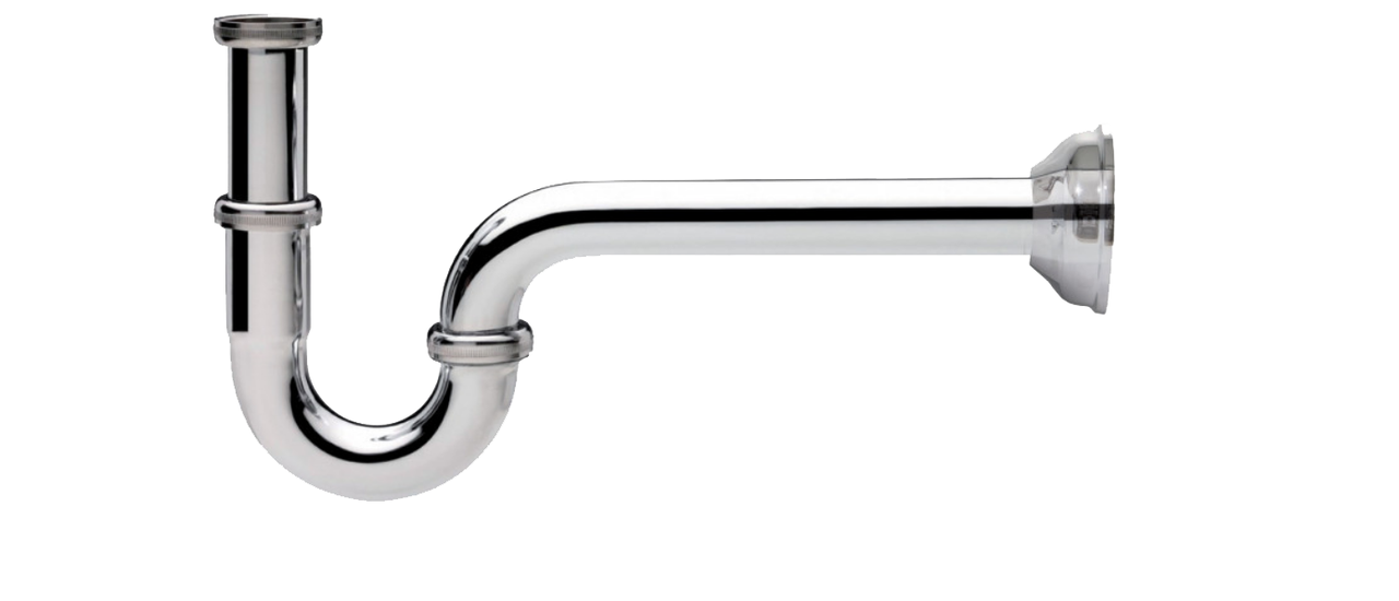 

Сифон хромированный трубчатый Ghidini DN 32х1 1/4" бронза хром (560)