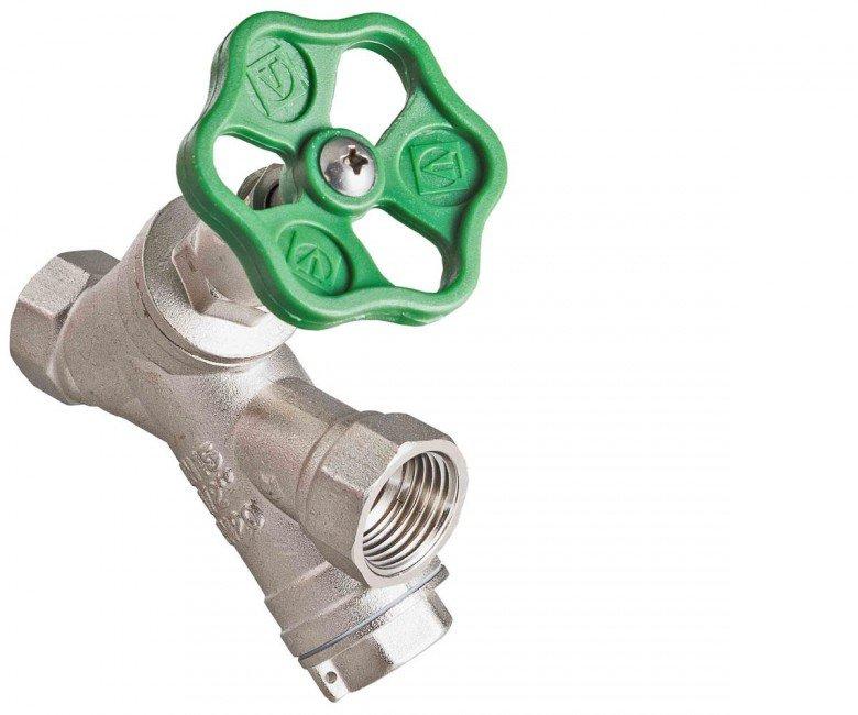 

Вентиль прямоточный Valtec DN 1/2" со встроенным косым фильтром (VT.053.N.04)