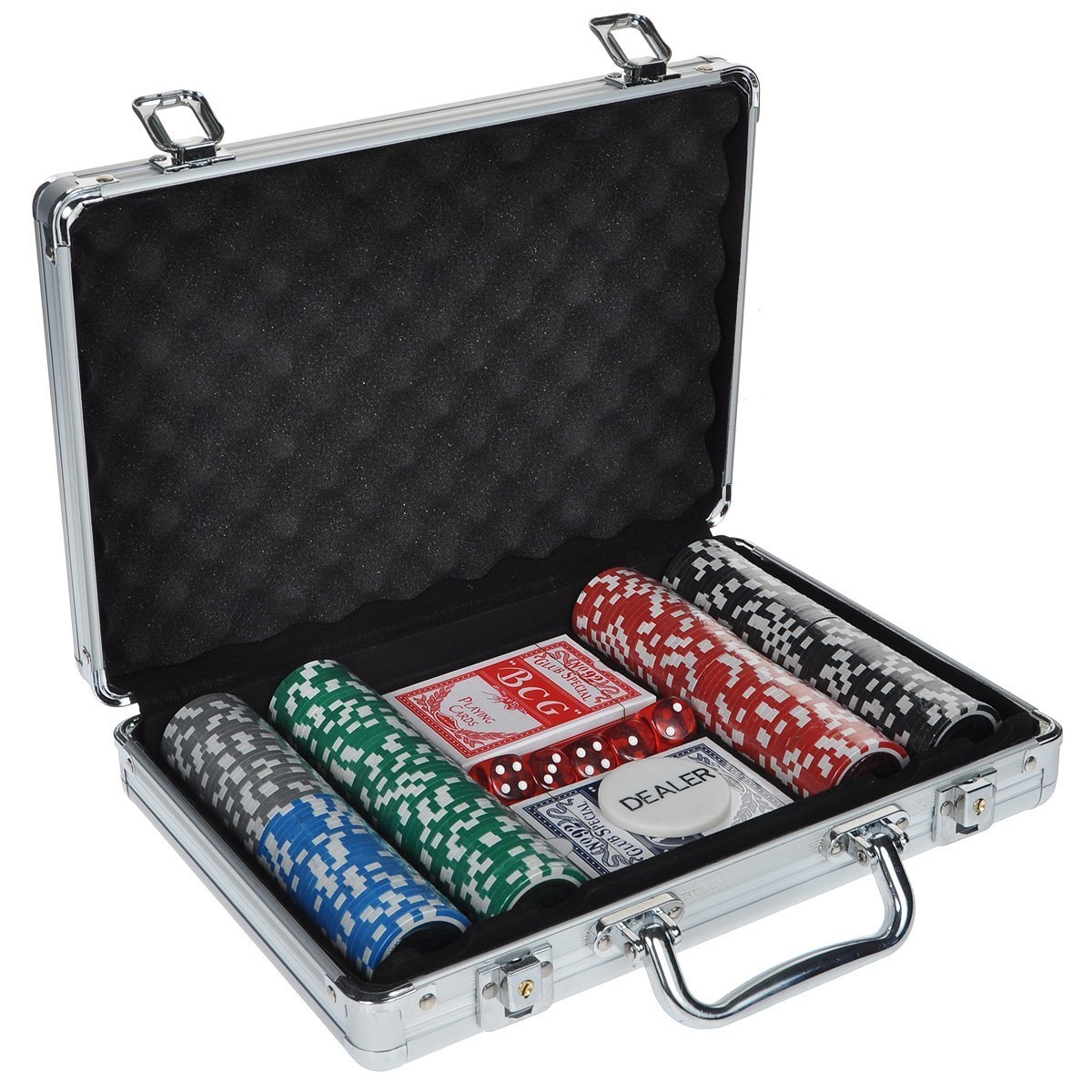 

Набор для покера Poker Set 200 фишек без номинала в кейсе (200)