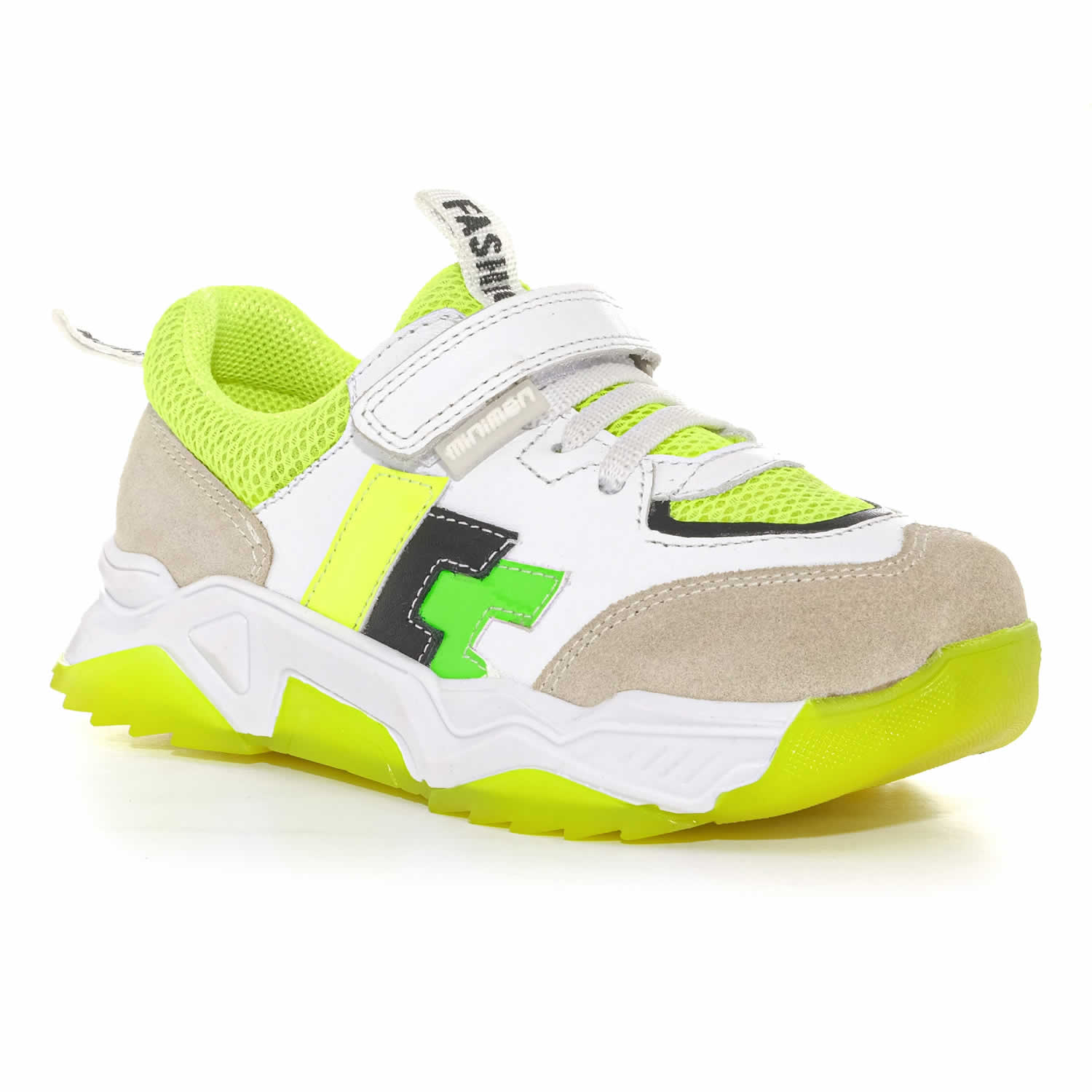 

Кроссовки Minimen 02-9320-93-21A-460-46 27 р. Белый/Салатовый
