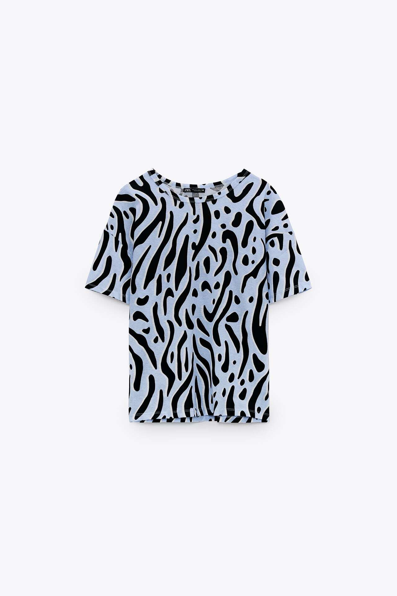

Футболка Zara LP08 L Блакитний, чорний (P-6910806230805)