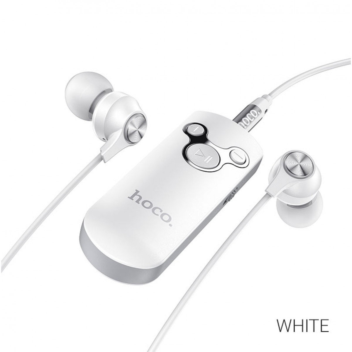 

Наушники Bluetooth Hoco E52 Euphony с беспроводным аудио ресивером white