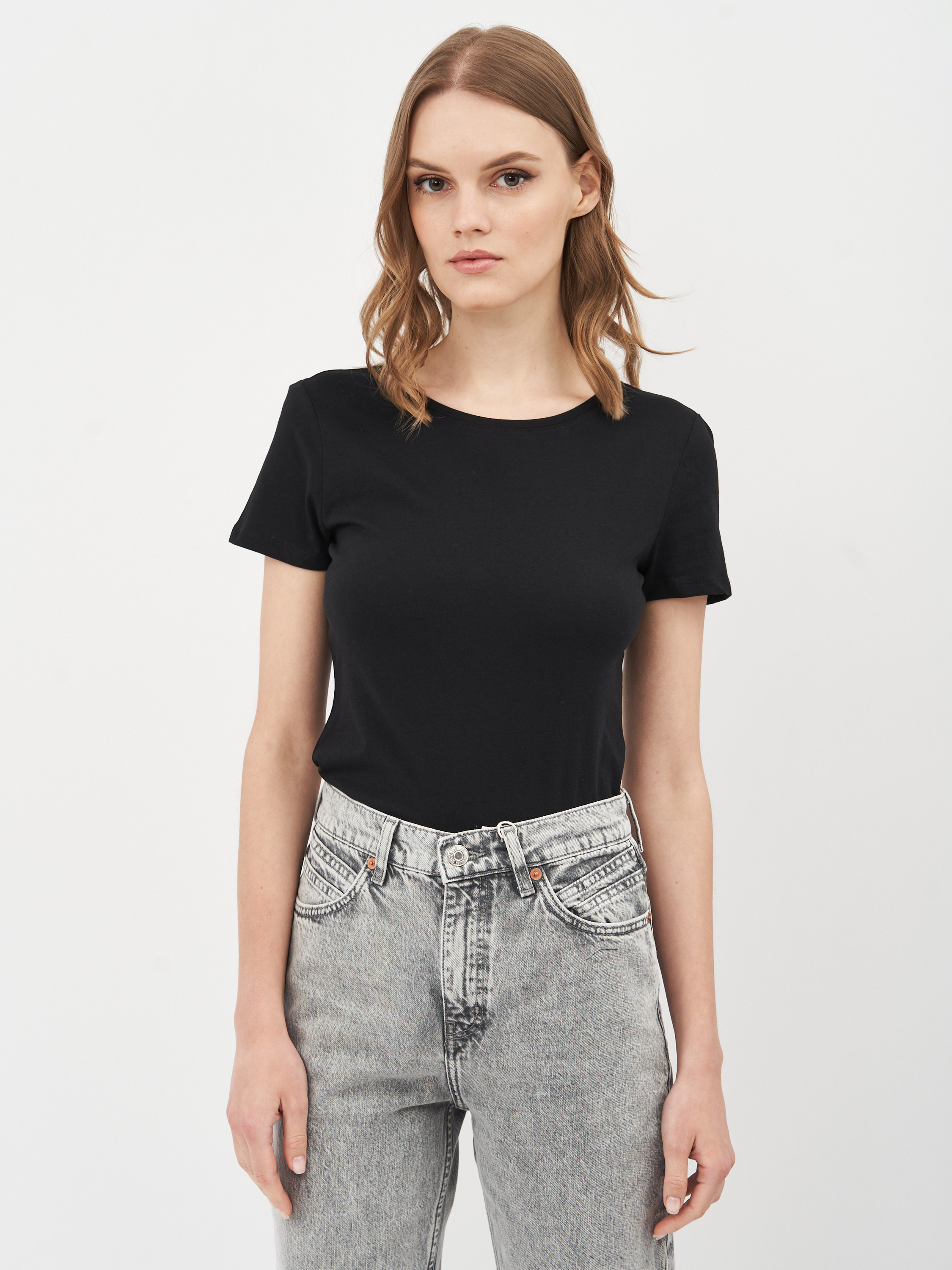 

Футболка H&M 1603-8266461  Черная, Футболка H&M 1603-8266461 S Черная
