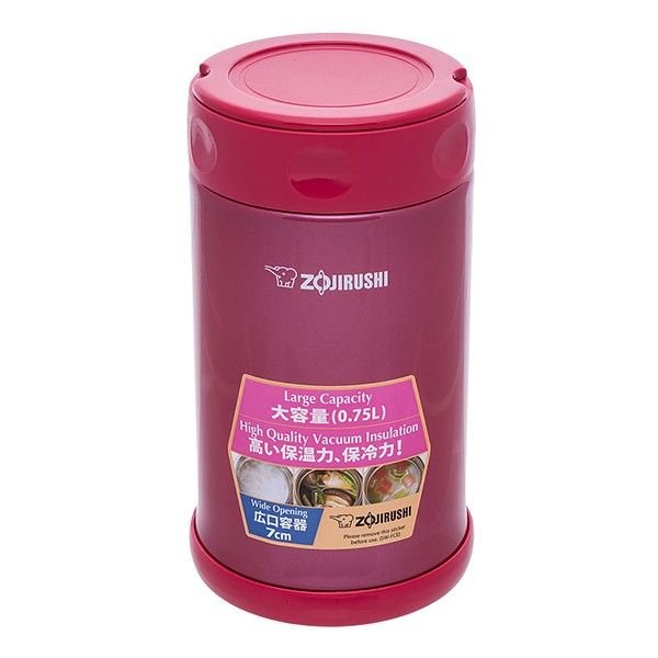 

Пищевой термоконтейнер Zojirushi SW-FCE75PJ 0.75 л малиновый