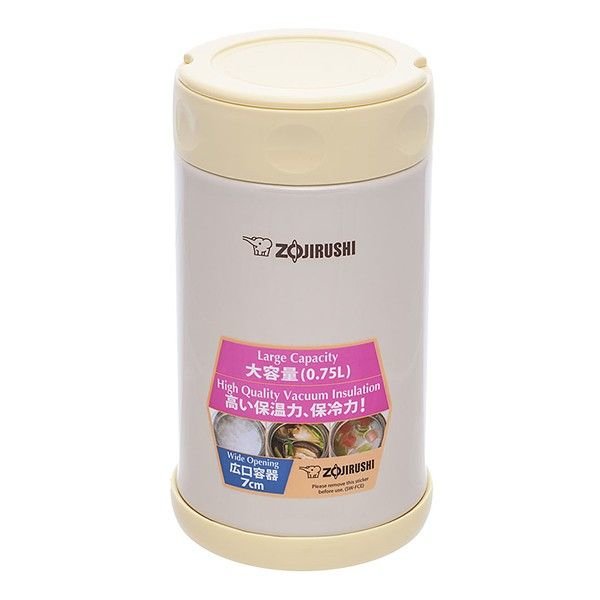

Пищевой термоконтейнер Zojirushi SW-FCE75YP 0.75 л бежевый