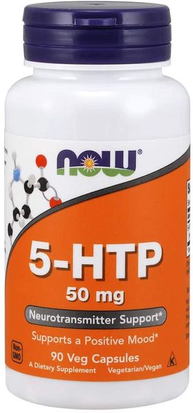 

5-НТР 5-гидрокси L-триптофан Now Foods 50 мг 90 капсул (NF081)