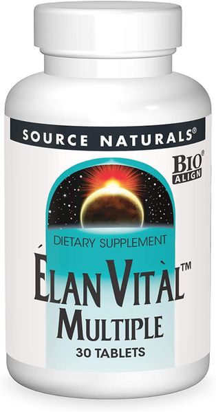 

Мультивитамины Elan Vital Multiple Source Naturals 30 таблеток (SNS059)