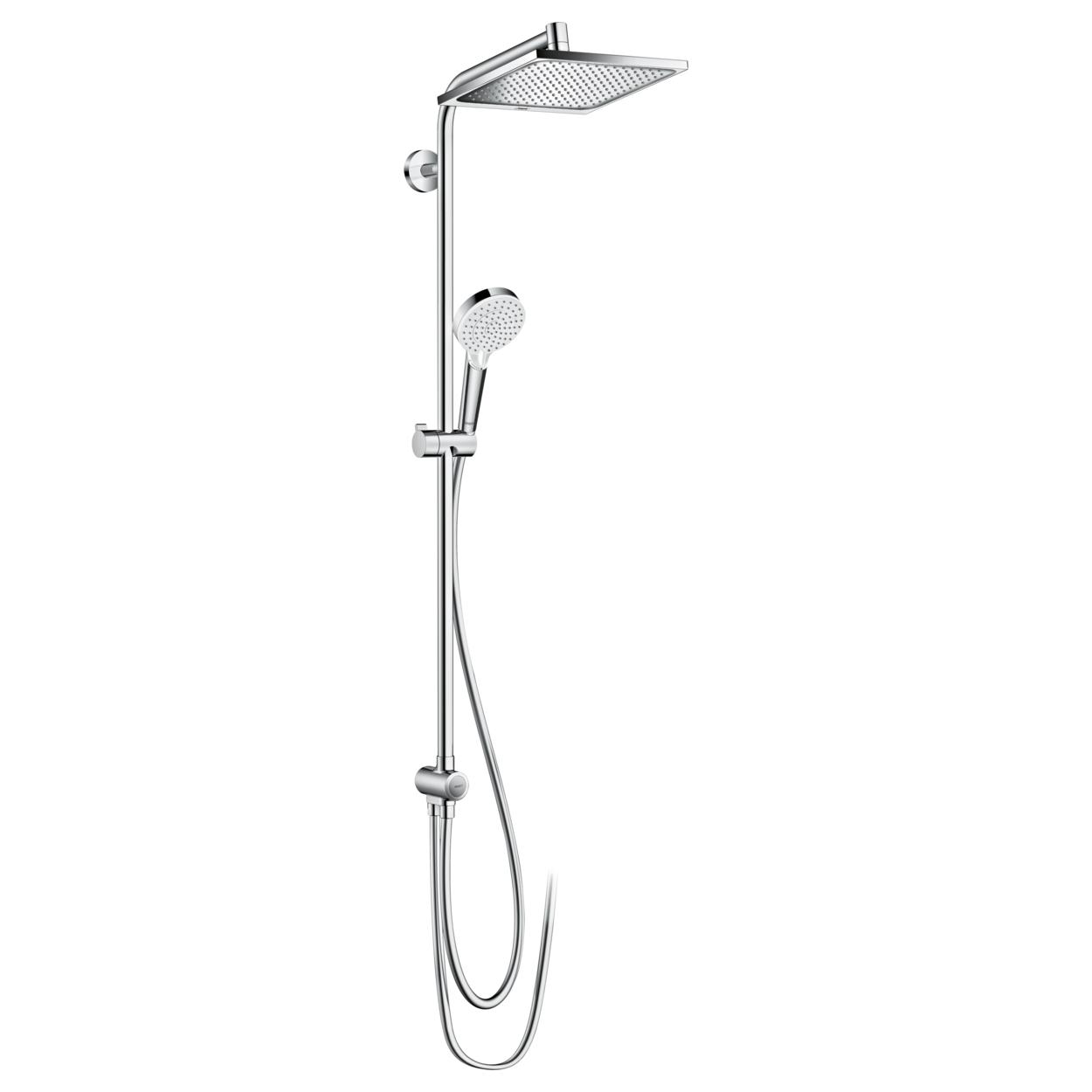 

CROMETTA E 240 1jet Showerpipe Reno душевая система EcoSmart 9 л / мин, хром