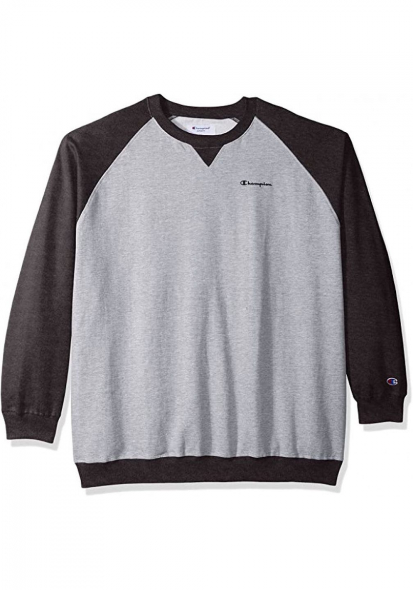 

Кофта трикотажная утепленная Champion Fleeces Crew Raglan Oxford E21224C XLT Серый