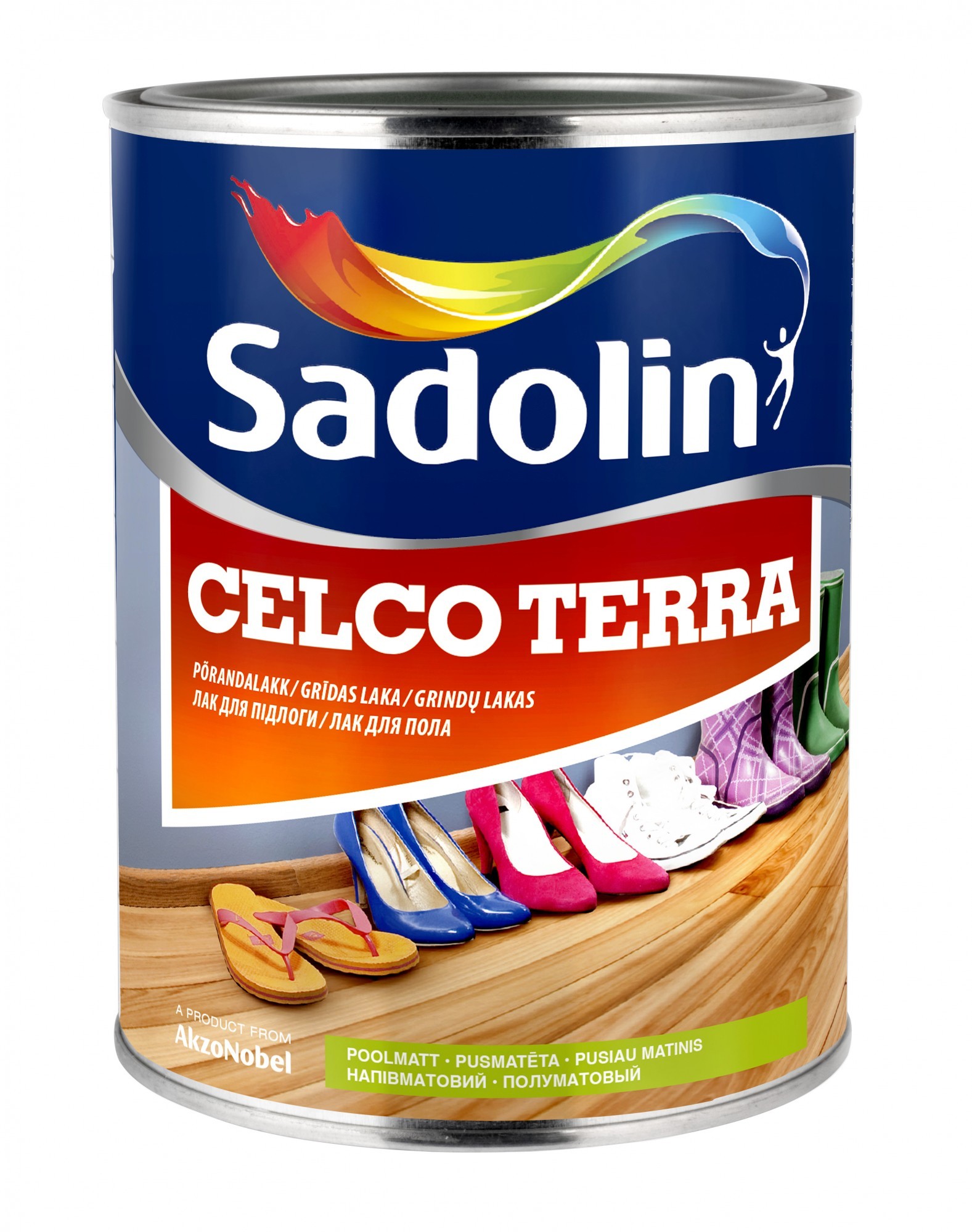 

Лак для пола Sadolin Celco Terra 20 полуматовый 1 л