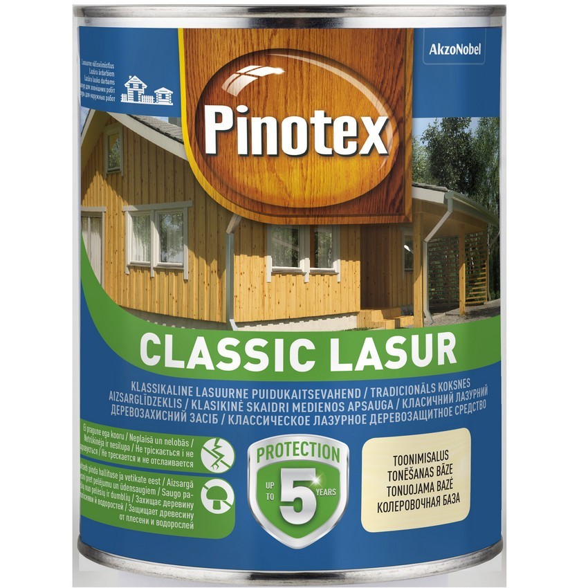 

Деревозащитное средство Pinotex Classic Lasur 3 л