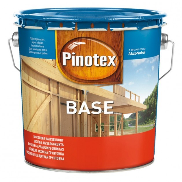 

Грунтовка антисептик для дерева Pinotex Base 3 л